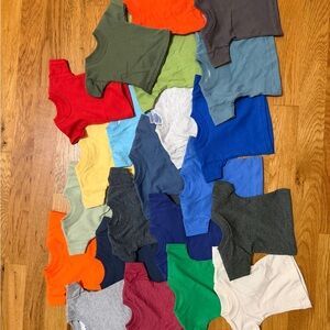 Assorted Color Doll T-Shirts- old samples craft